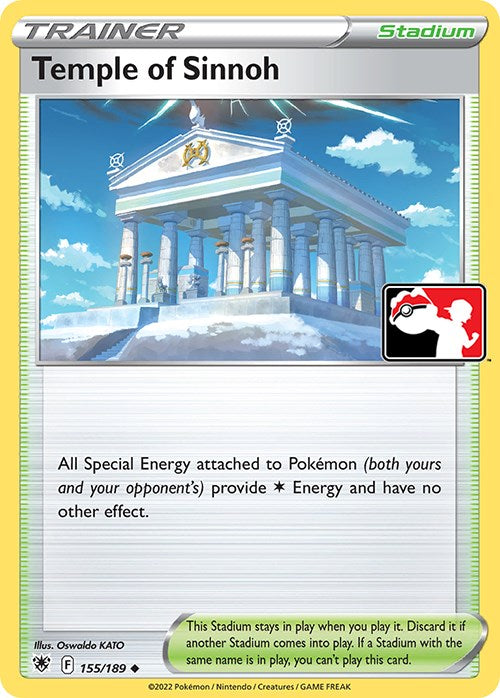 Temple of Sinnoh (155/189) [Prize Pack Series Three] | Exor Games New Glasgow