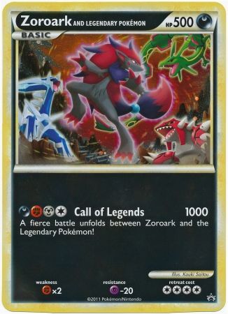 Zoroark and Legendary Pokemon (Jumbo Card) [Miscellaneous Cards] | Exor Games New Glasgow