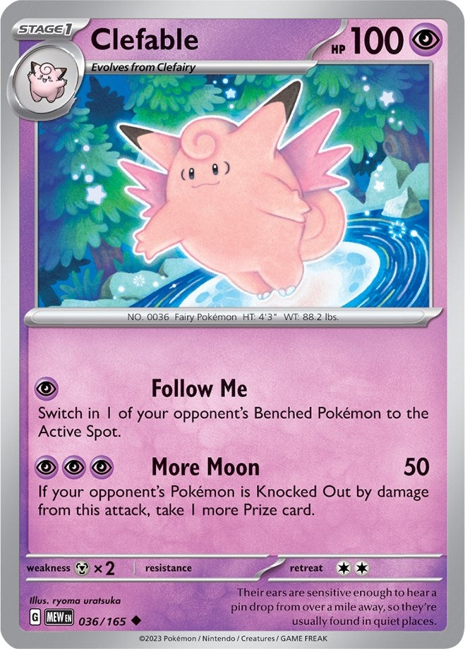 Clefable (036/165) [Scarlet & Violet: 151] | Exor Games New Glasgow