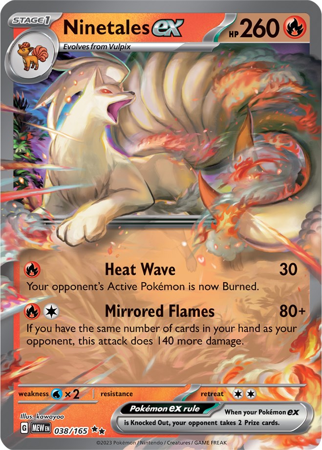 Ninetales ex (038/165) [Scarlet & Violet: 151] | Exor Games New Glasgow