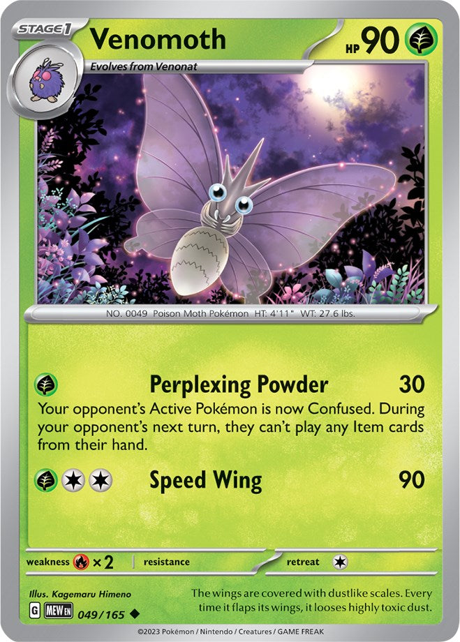 Venomoth (049/165) [Scarlet & Violet 151] | Exor Games New Glasgow