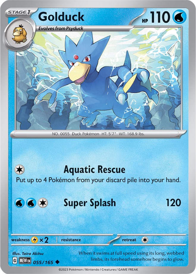 Golduck (055/165) [Scarlet & Violet: 151] | Exor Games New Glasgow