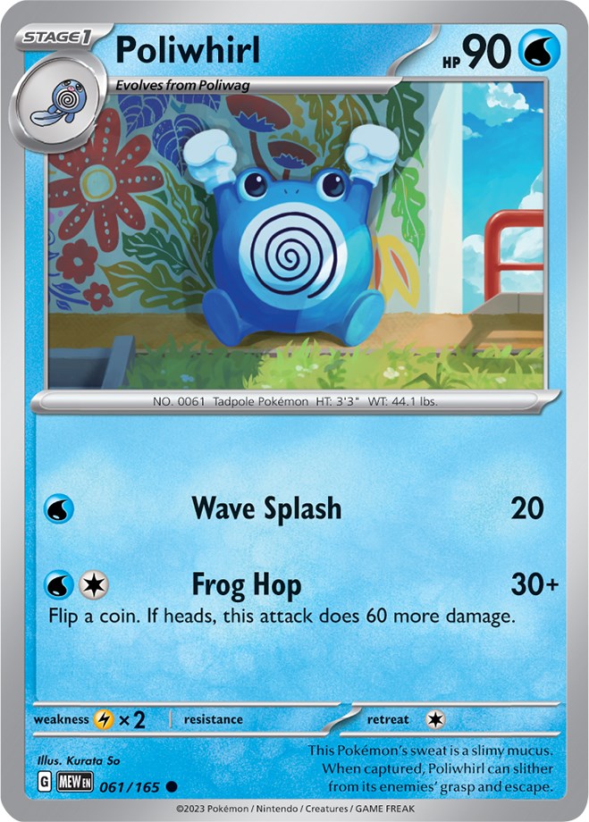 Poliwhirl (061/165) [Scarlet & Violet: 151] | Exor Games New Glasgow