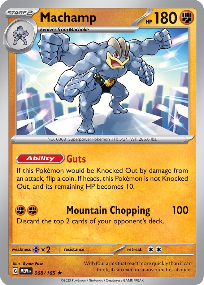 Machamp (068/165) [Scarlet & Violet: 151] | Exor Games New Glasgow