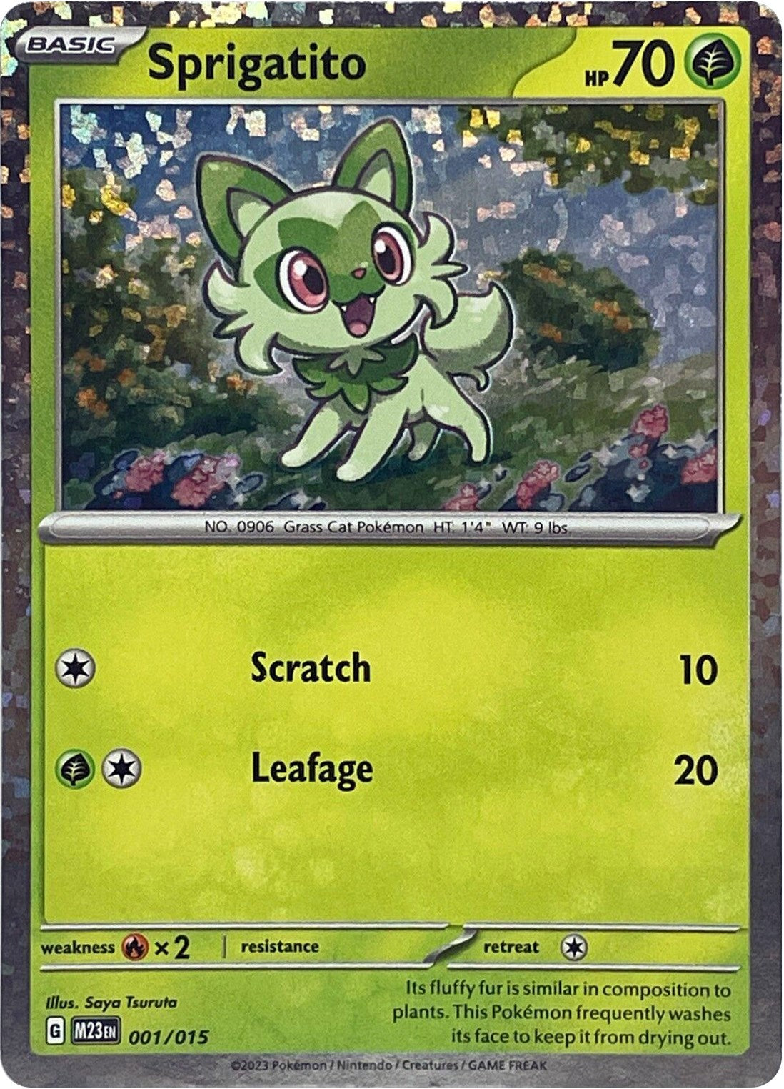 Sprigatito (001/015) [McDonald's Promos: 2023 Collection] | Exor Games New Glasgow