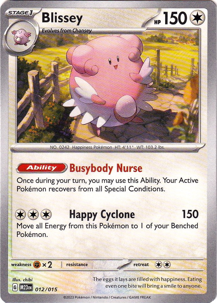 Blissey (012/015) [McDonald's Promos: 2023 Collection] | Exor Games New Glasgow