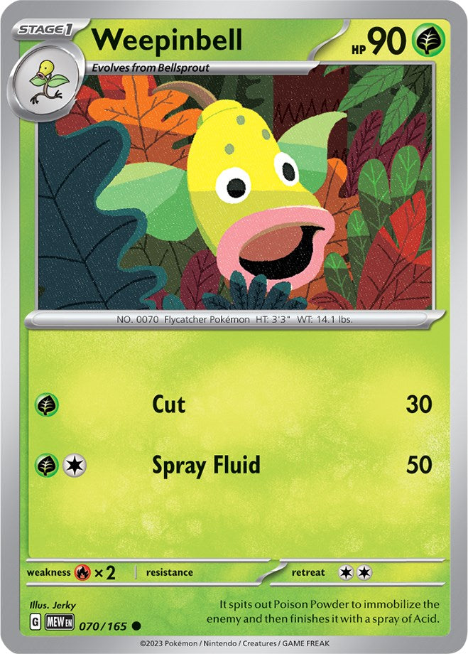 Weepinbell (070/165) [Scarlet & Violet 151] | Exor Games New Glasgow