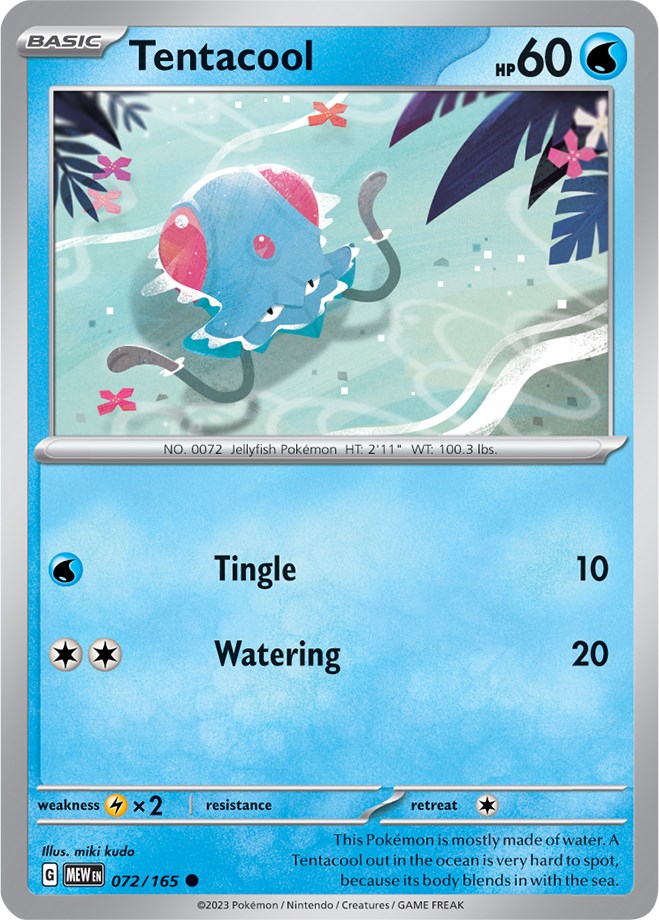 Tentacool (072/165) [Scarlet & Violet: 151] | Exor Games New Glasgow