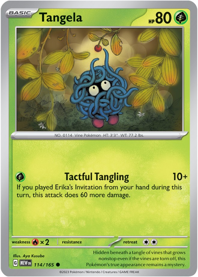 Tangela (114/165) [Scarlet & Violet: 151] | Exor Games New Glasgow