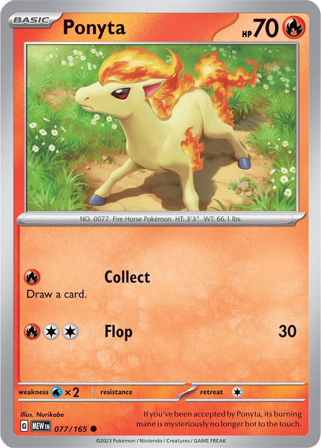 Ponyta (077/165) [Scarlet & Violet 151] | Exor Games New Glasgow