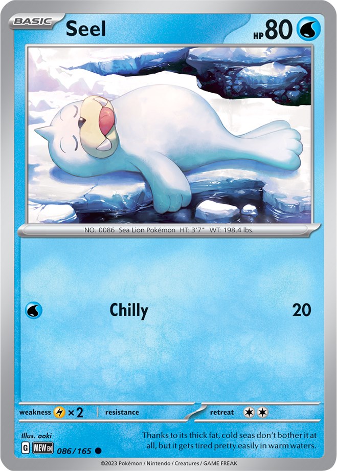 Seel (086/165) [Scarlet & Violet: 151] | Exor Games New Glasgow