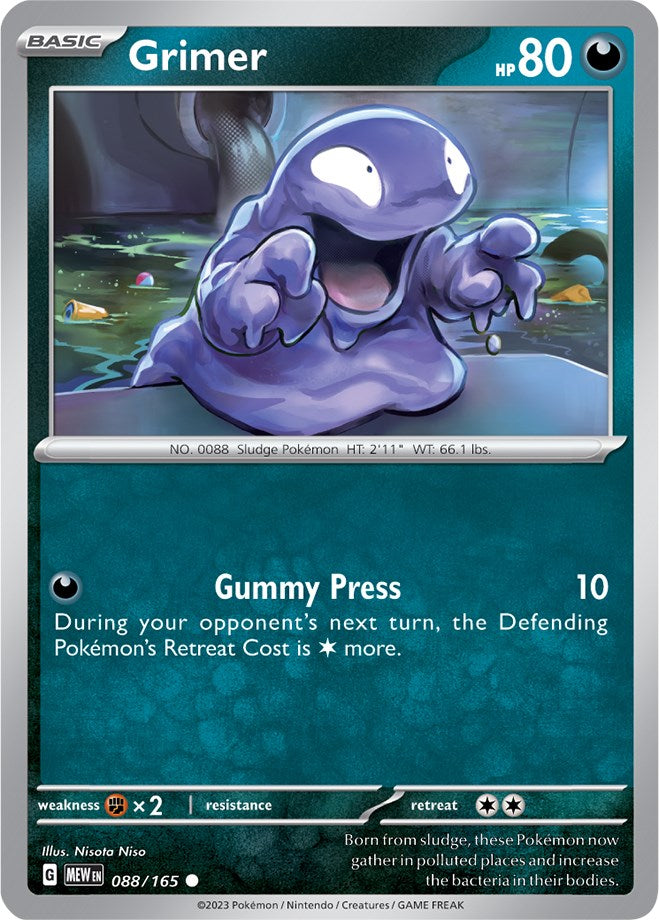 Grimer (088/165) [Scarlet & Violet 151] | Exor Games New Glasgow