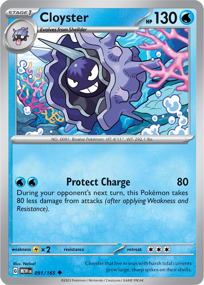 Cloyster (091/165) [Scarlet & Violet: 151] | Exor Games New Glasgow