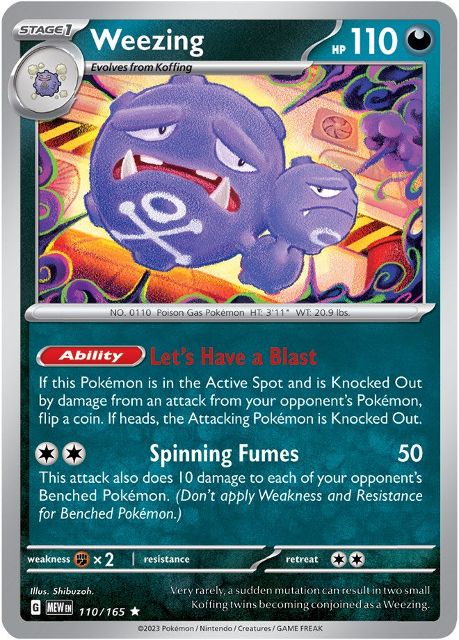 Weezing (110/165) [Scarlet & Violet: 151] | Exor Games New Glasgow