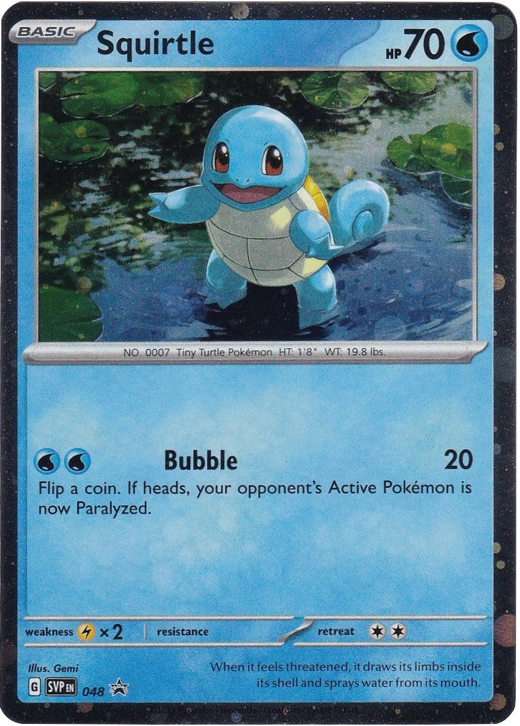 Squirtle (048) (Cosmos Holo) [Scarlet & Violet: Black Star Promos] | Exor Games New Glasgow