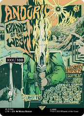 Anduril, Flame of the West (Borderless Poster) (Serialized) [The Lord of the Rings: Tales of Middle-Earth] | Exor Games New Glasgow