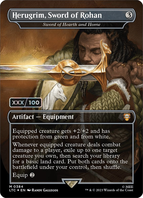 Herugrim, Sword of Rohan - Sword of Hearth and Home (Serialized) [The Lord of the Rings: Tales of Middle-Earth Commander] | Exor Games New Glasgow