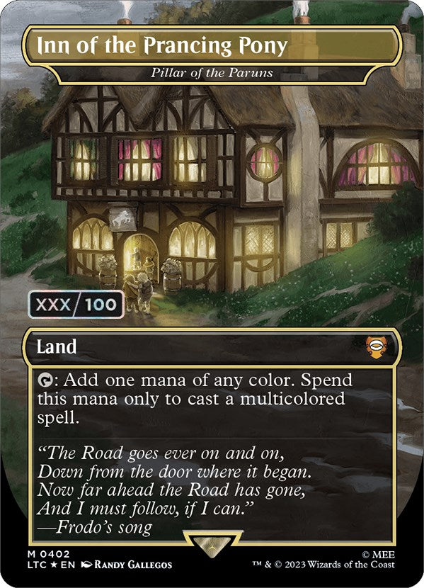 Inn of the Prancing Pony - Pillar of the Paruns (Serialized) [The Lord of the Rings: Tales of Middle-Earth Commander] | Exor Games New Glasgow