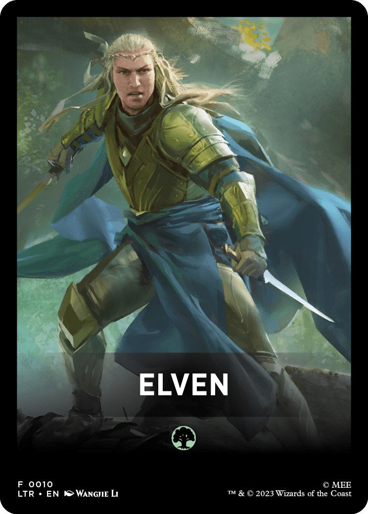 Elven Theme Card [The Lord of the Rings: Tales of Middle-Earth] | Exor Games New Glasgow