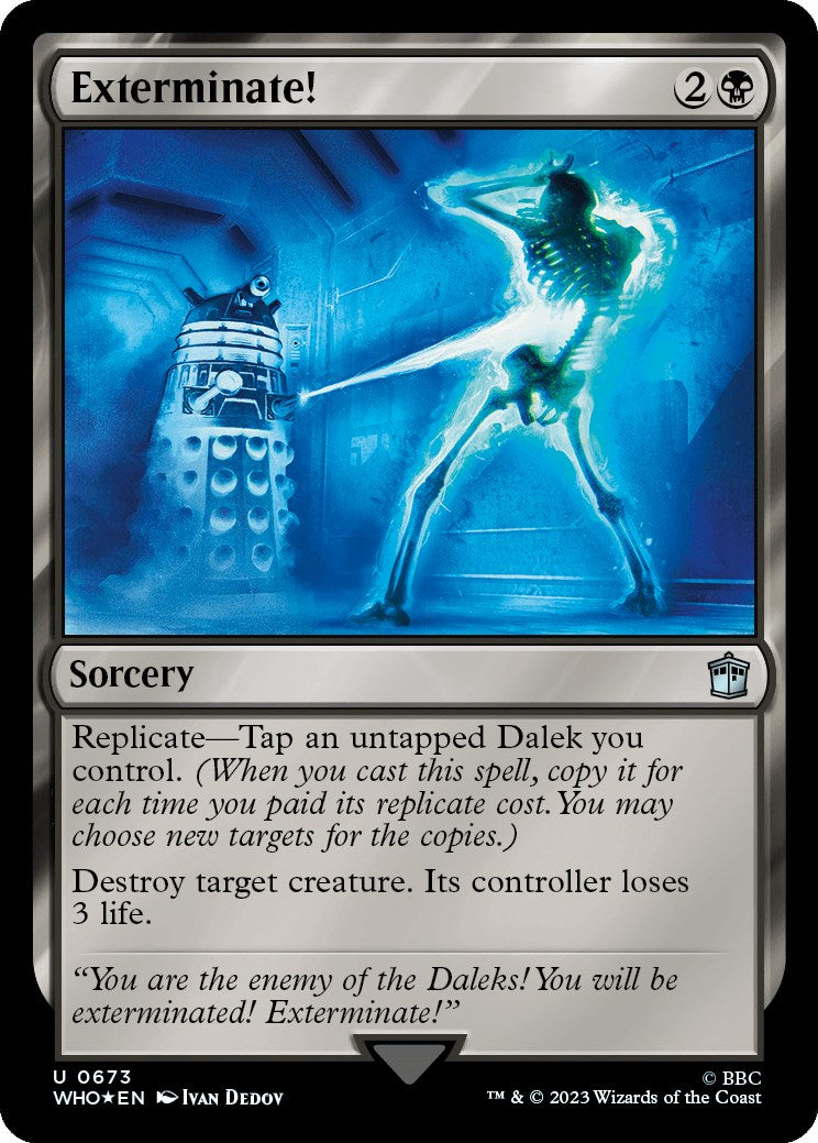 Exterminate! (Surge Foil) [Doctor Who] | Exor Games New Glasgow