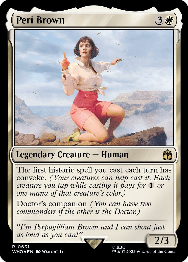 Peri Brown (Surge Foil) [Doctor Who] | Exor Games New Glasgow
