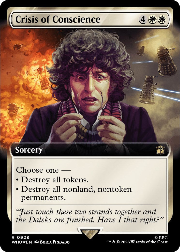 Crisis of Conscience (Extended Art) (Surge Foil) [Doctor Who] | Exor Games New Glasgow