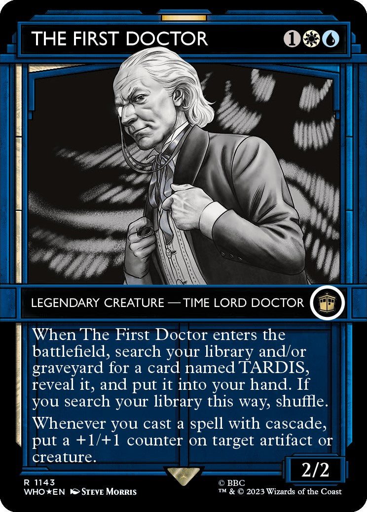 The First Doctor (Showcase) (Surge Foil) [Doctor Who] | Exor Games New Glasgow