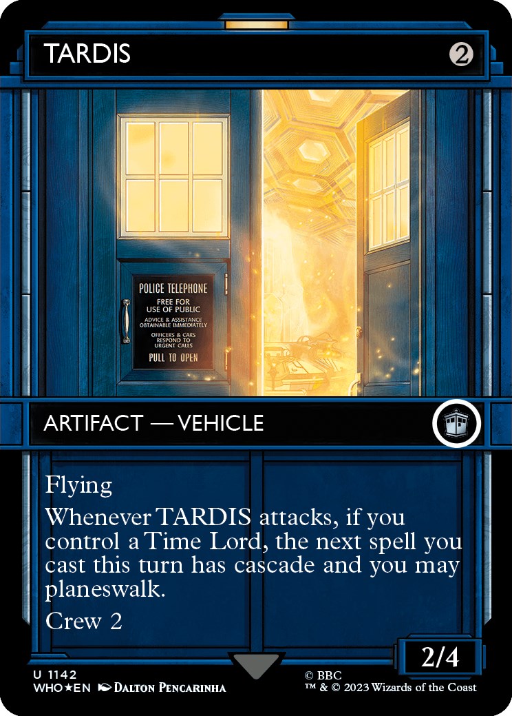 TARDIS (Showcase) (Surge Foil) [Doctor Who] | Exor Games New Glasgow