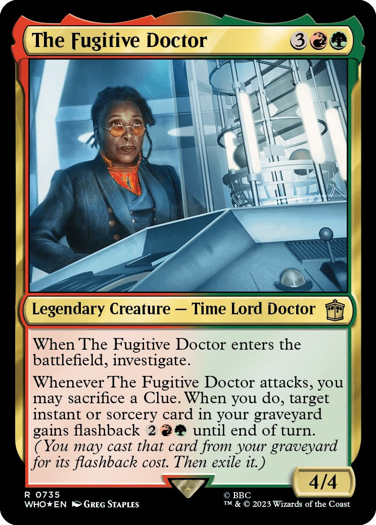 The Fugitive Doctor (Surge Foil) [Doctor Who] | Exor Games New Glasgow