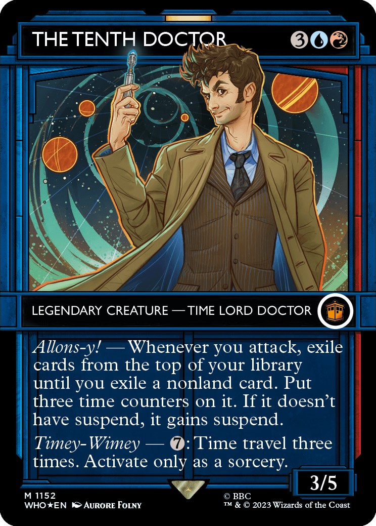 The Tenth Doctor (Showcase) (Surge Foil) [Doctor Who] | Exor Games New Glasgow