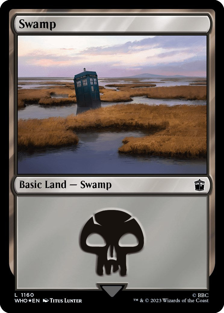 Swamp (1160) (Surge Foil) [Doctor Who] | Exor Games New Glasgow