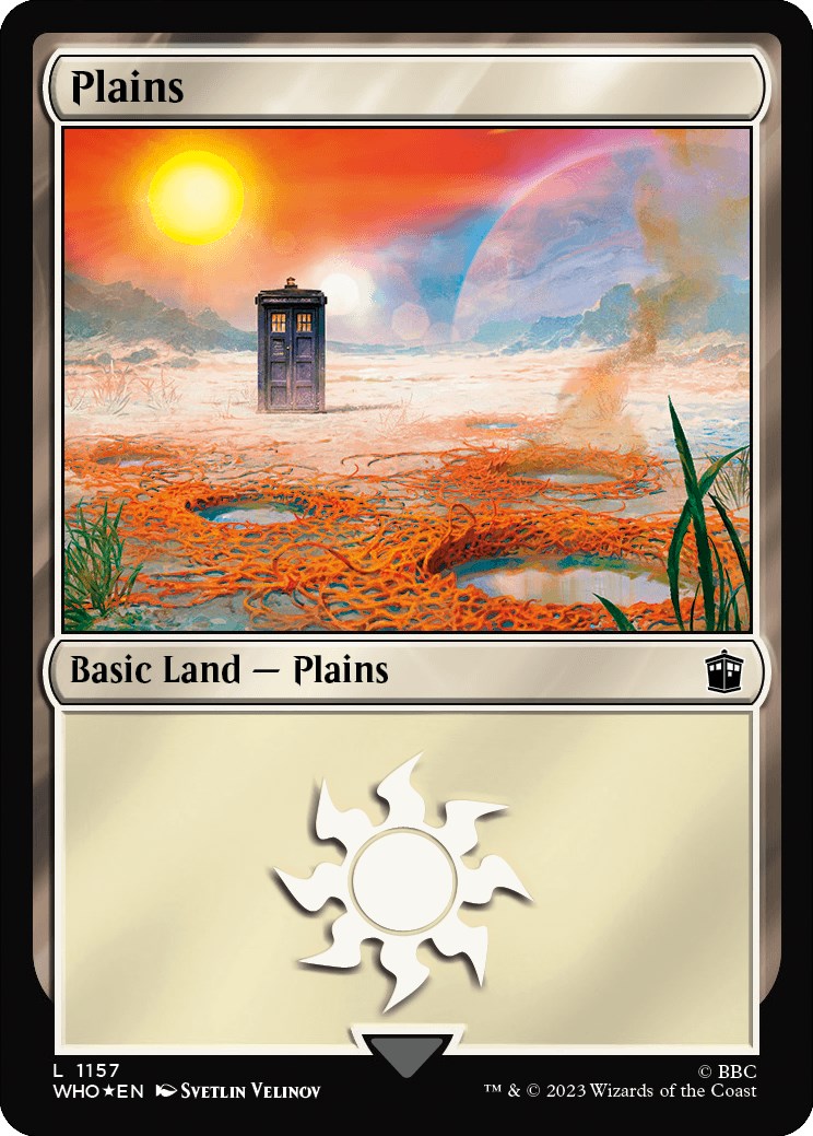 Plains (1157) (Surge Foil) [Doctor Who] | Exor Games New Glasgow