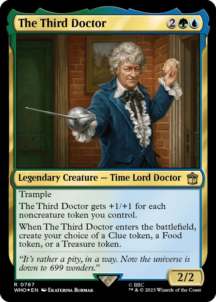 The Third Doctor (Surge Foil) [Doctor Who] | Exor Games New Glasgow