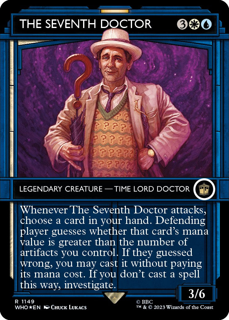 The Seventh Doctor (Showcase) (Surge Foil) [Doctor Who] | Exor Games New Glasgow