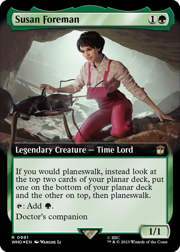 Susan Foreman (Extended Art) (Surge Foil) [Doctor Who] | Exor Games New Glasgow