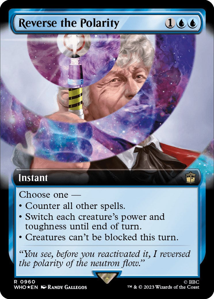 Reverse the Polarity (Extended Art) (Surge Foil) [Doctor Who] | Exor Games New Glasgow