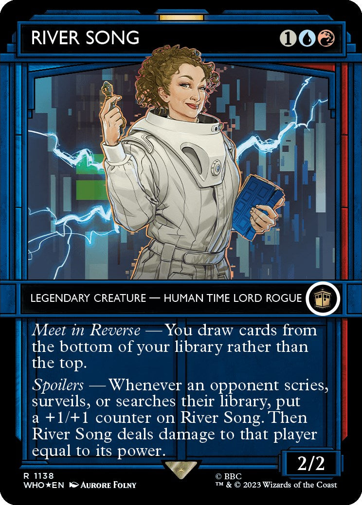 RIVER SONG (Showcase) (Surge Foil) [Doctor Who] | Exor Games New Glasgow