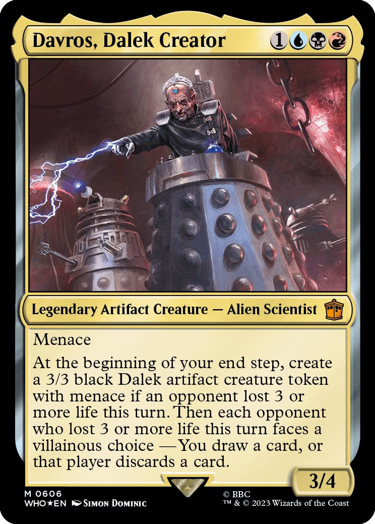 Davros, Dalek Creator (Surge Foil) [Doctor Who] | Exor Games New Glasgow