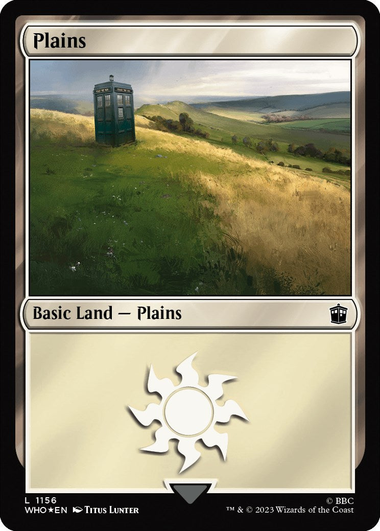 Plains (1156) (Surge Foil) [Doctor Who] | Exor Games New Glasgow