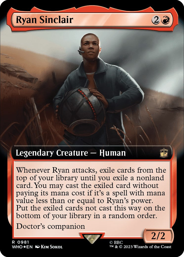 Ryan Sinclair (Extended Art) (Surge Foil) [Doctor Who] | Exor Games New Glasgow