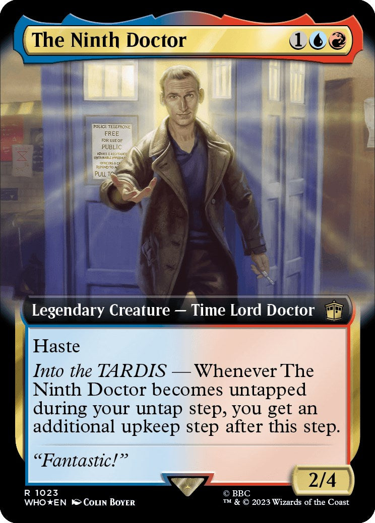 The Ninth Doctor (Extended Art) (Surge Foil) [Doctor Who] | Exor Games New Glasgow