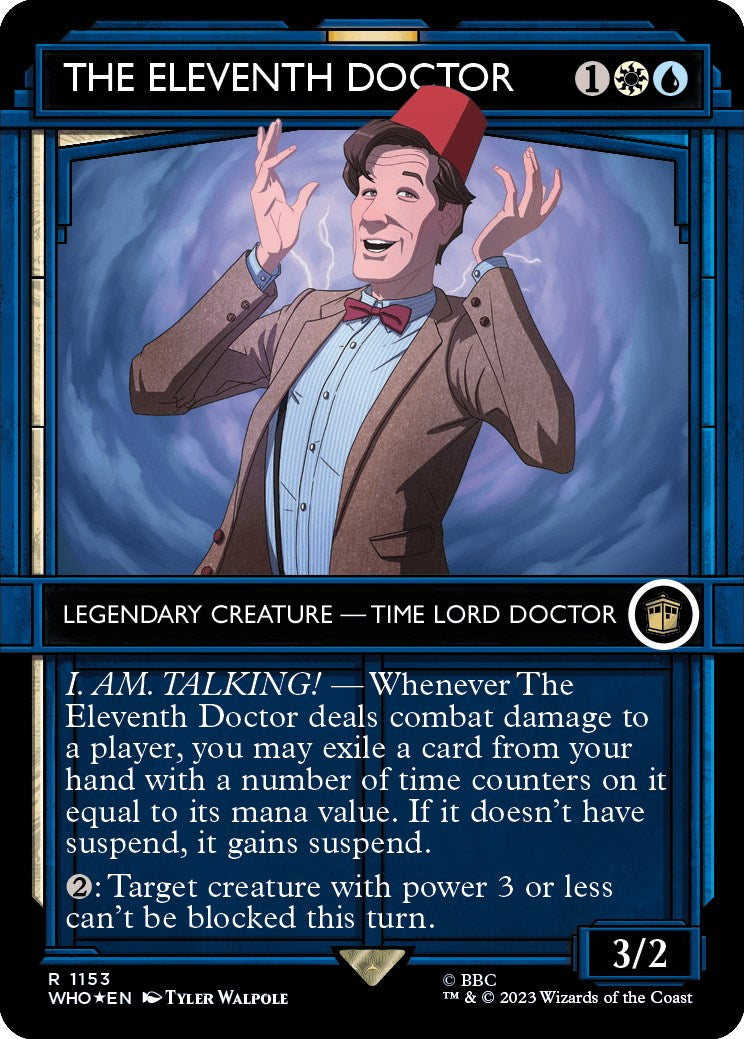 The Eleventh Doctor (Showcase) (Surge Foil) [Doctor Who] | Exor Games New Glasgow