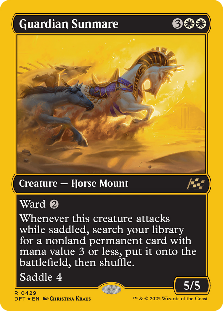 Guardian Sunmare (First-Place Foil) [Aetherdrift] | Exor Games New Glasgow