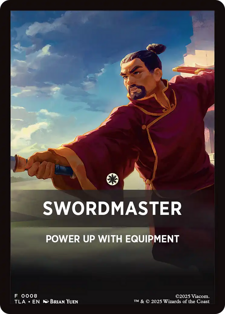 Swordmaster Theme Card [Avatar: The Last Airbender Tokens] | Exor Games New Glasgow