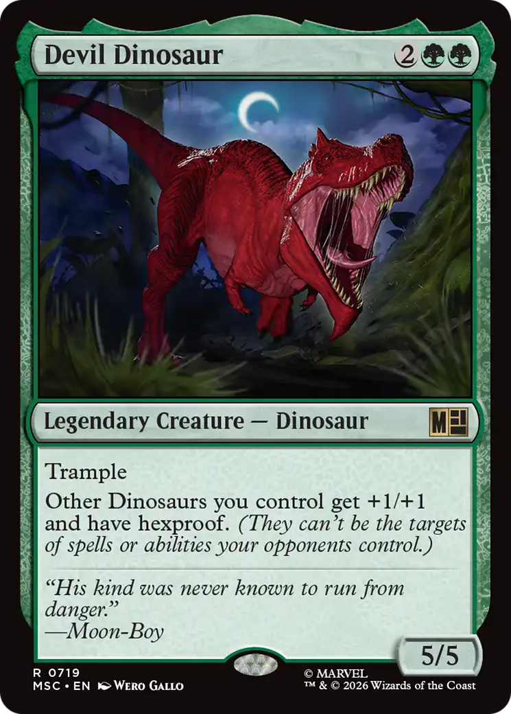 Devil Dinosaur [Marvel Super Heroes Commander] | Exor Games New Glasgow