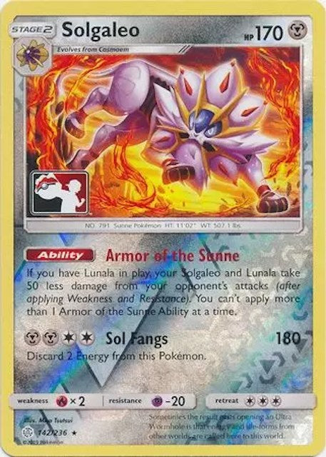 Solgaleo (142/236) [League & Championship Cards] | Exor Games New Glasgow