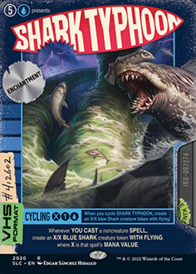 Shark Typhoon (Borderless Alternate Art) [Secret Lair Countdown Kit] | Exor Games New Glasgow