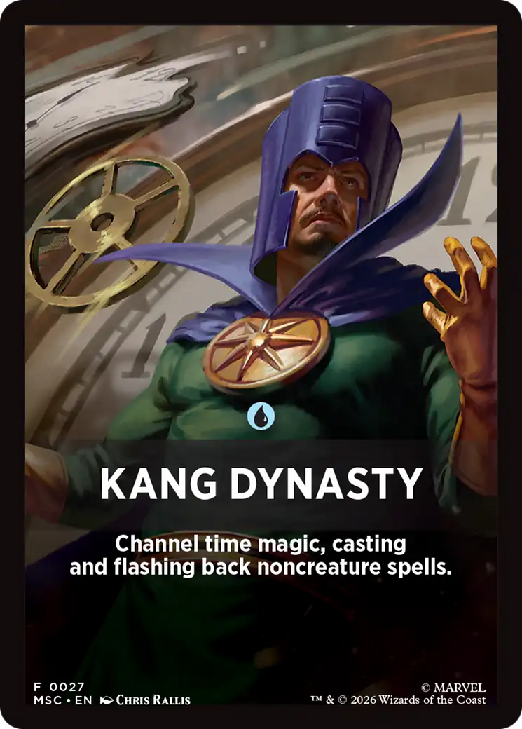 Kang Dynasty Theme Card [Marvel Super Heroes Commander] | Exor Games New Glasgow