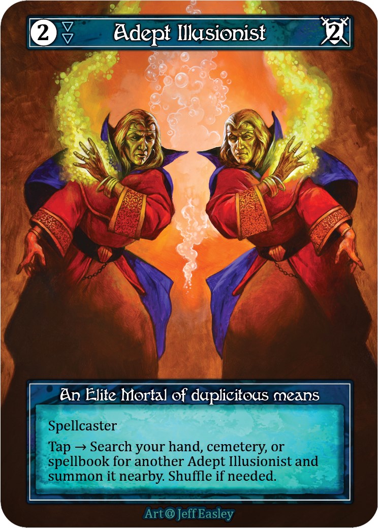 Adept Illusionist (Foil) [Alpha] | Exor Games New Glasgow