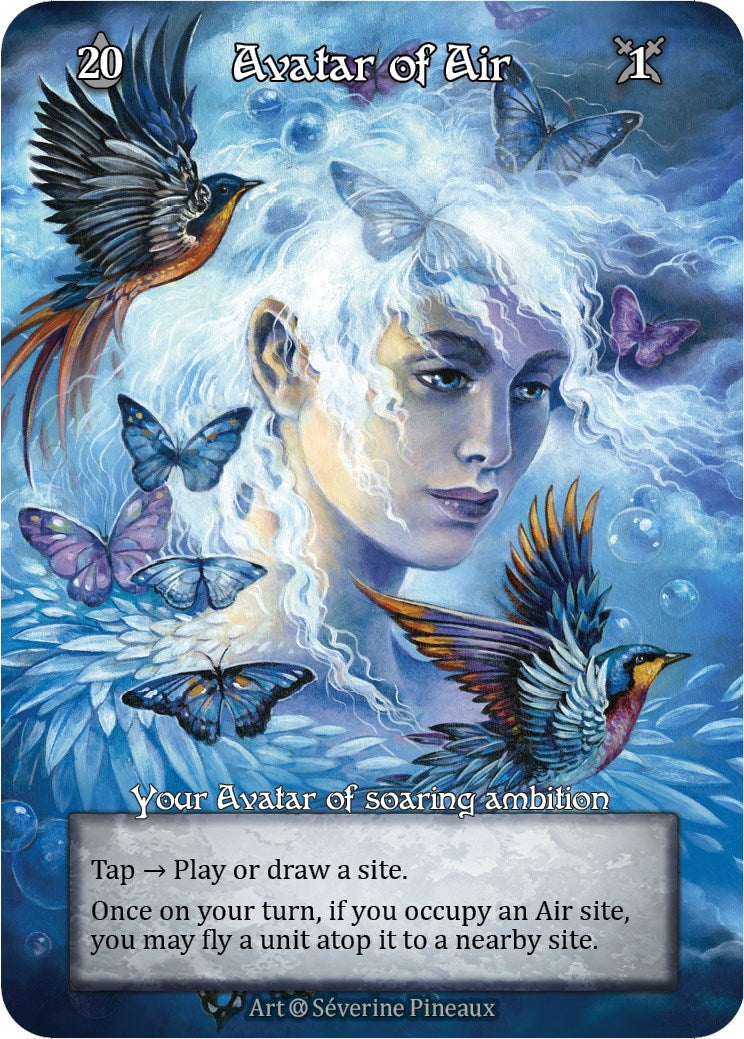 Avatar of Air (Foil) [Alpha] | Exor Games New Glasgow